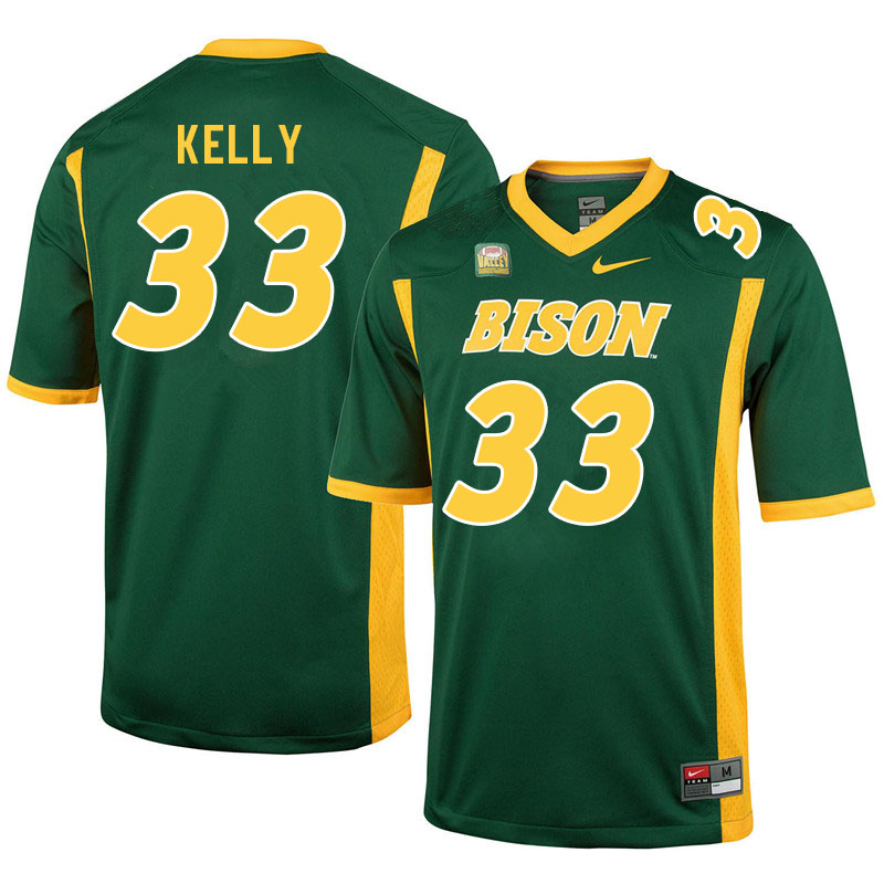 Men #33 Jacob Kelly North Dakota State Bison College Football Jerseys Sale-Green - Click Image to Close